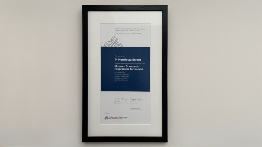 The Museum Standards Programme for Ireland interim accreditation certificate
